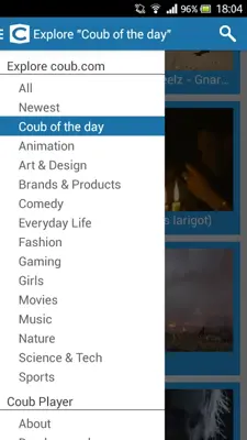 Coub Player android App screenshot 5